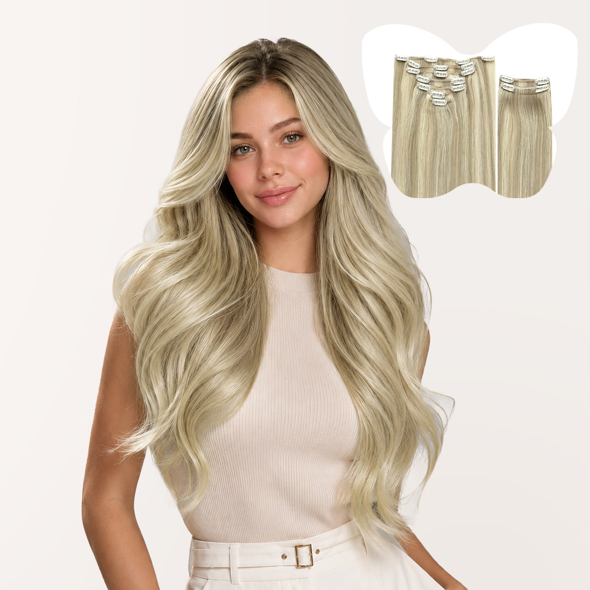 150g_clip_ins_Ash_Blonde_Platinum_Blonde_Highlights_17A60A