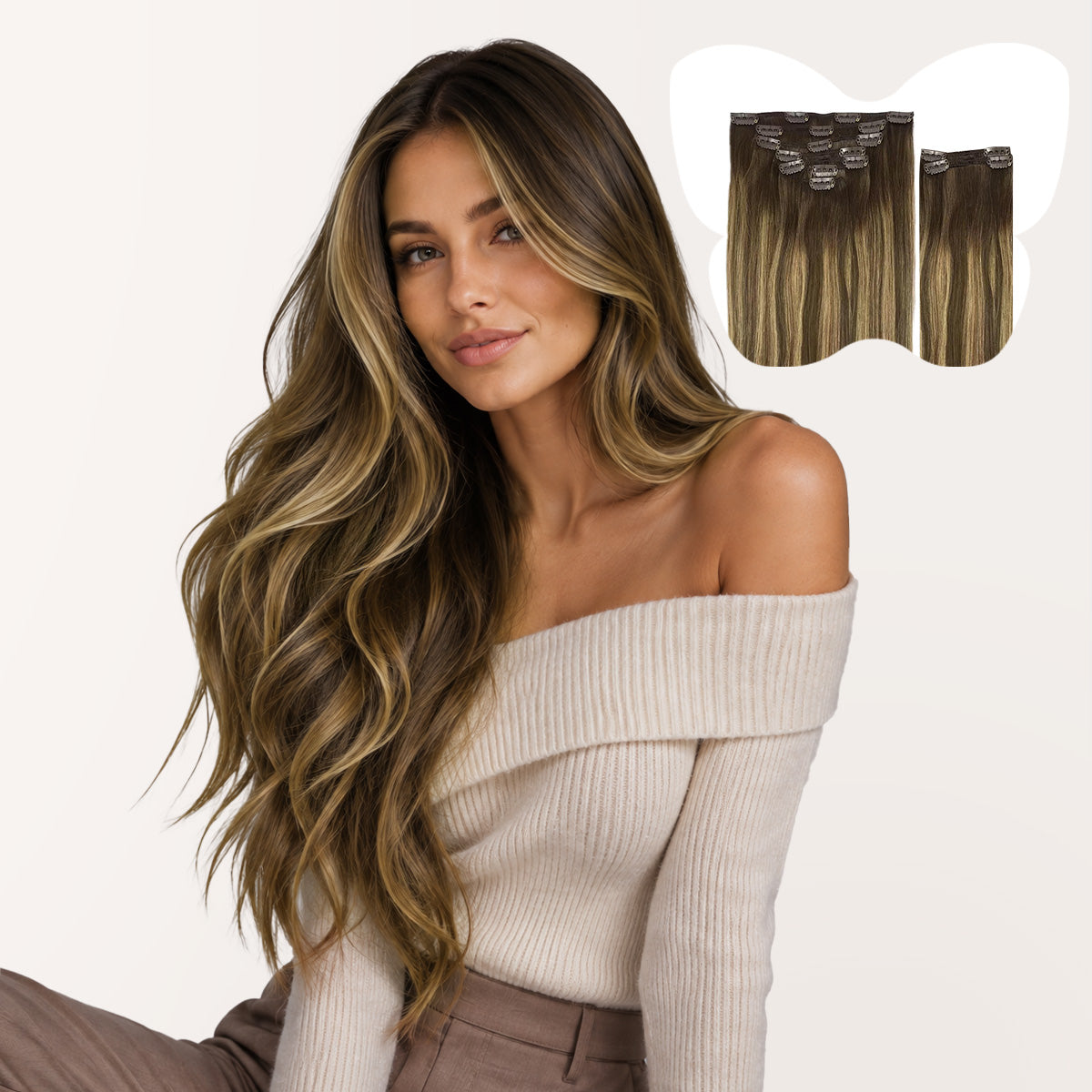 150g_clip_ins_Chocolate_Brown_Caramel_Blonde_Balayage_4274