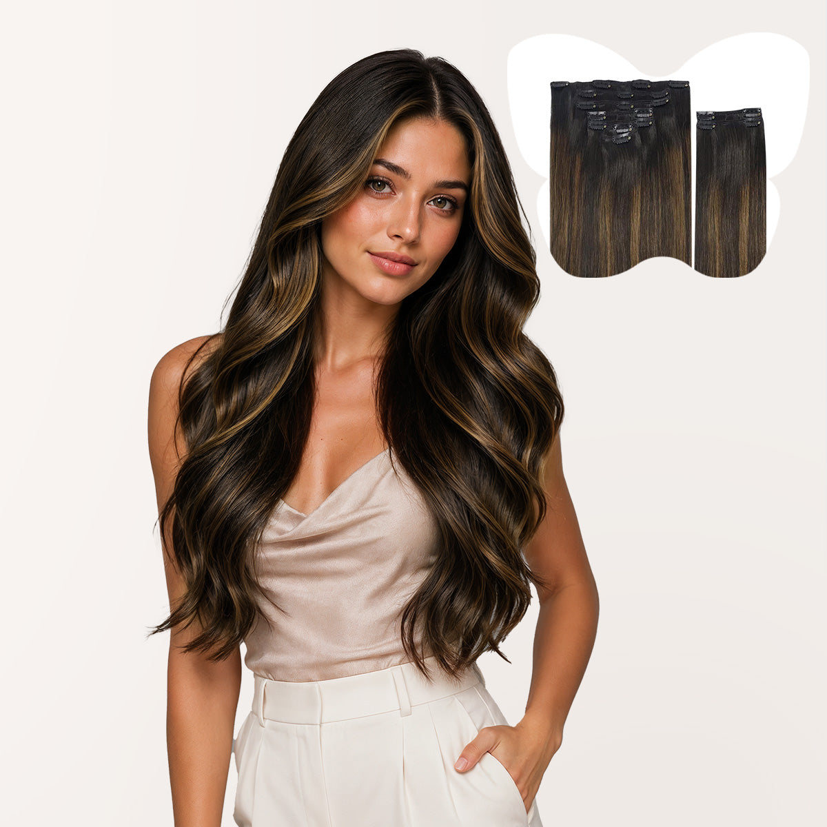 150g_clip_ins_Dark_Brown_Chestnut_Brown_Balayage_262