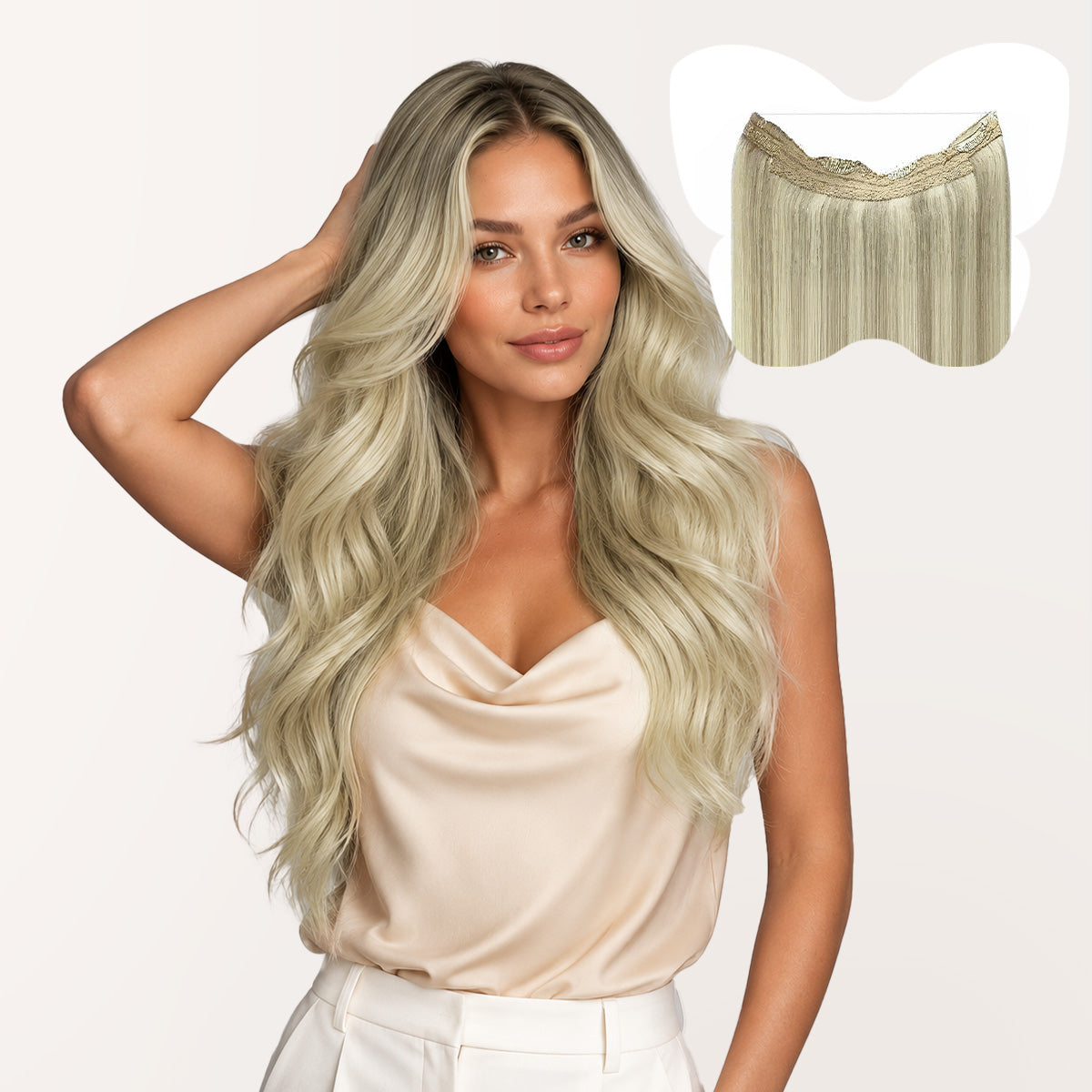 Ash Blonde / Platinum Blonde Highlights (17A/60A) Doores Band