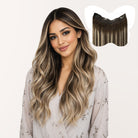 Chocolate Brown / Honey Blonde Balayage (4/26/4) Doores Band