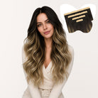 Dark Brown / Dirty Blonde Balayage (2/6/18) Tape-In