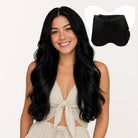 Jet Black (1) Sew In Weft Hair Extensions