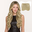 Light Blonde / Golden Blonde Highlights (16/22) Sew In Weft Hair Extensions
