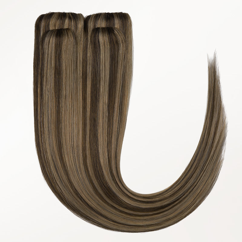 doores-Chocolate Brown / Caramel Blonde Balayage (4/27/4) Scalp Hair Fill-Ins(30-39g)-4