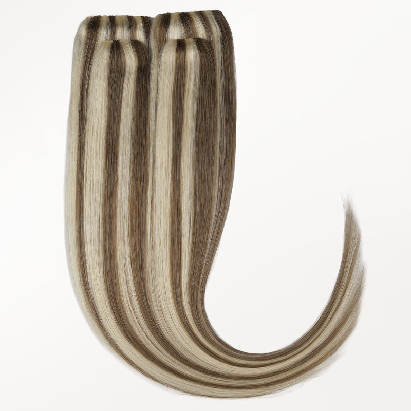 doores-Light Brown / Medium Blonde Highlights (8B/60B) Scalp Hair Fill-Ins(30-39g)