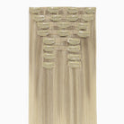 Ash Blonde / Golden Blonde/ Platinum Blonde balayage (17/22/60) Classic Clip-Ins